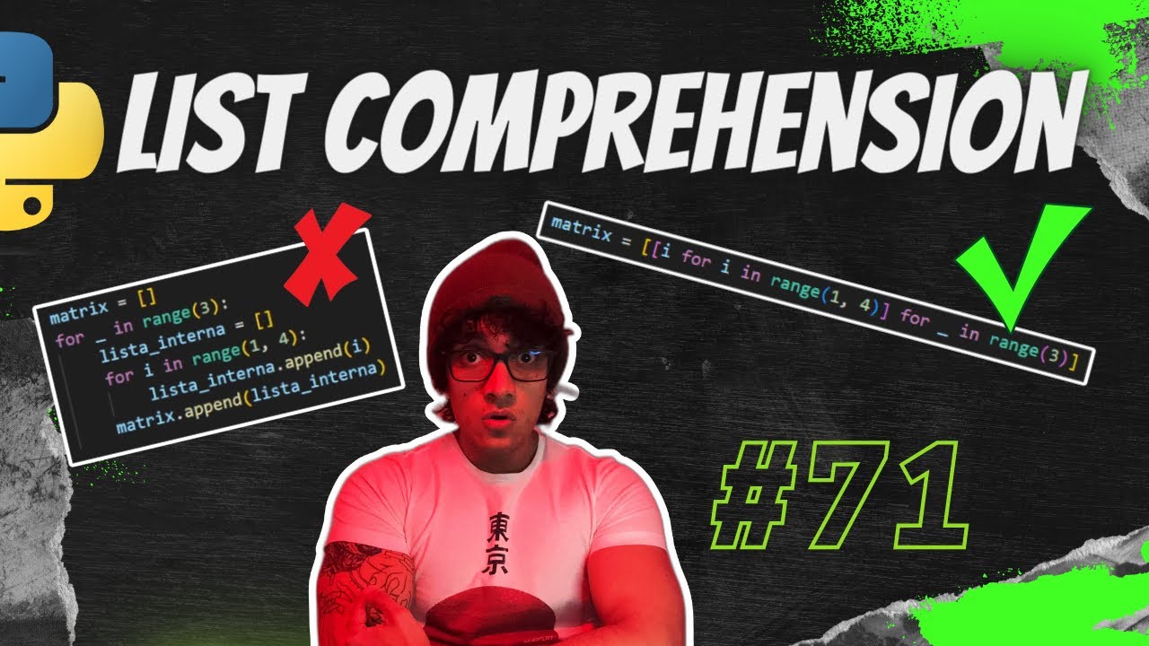 Python desde cero 71: List Comprehension