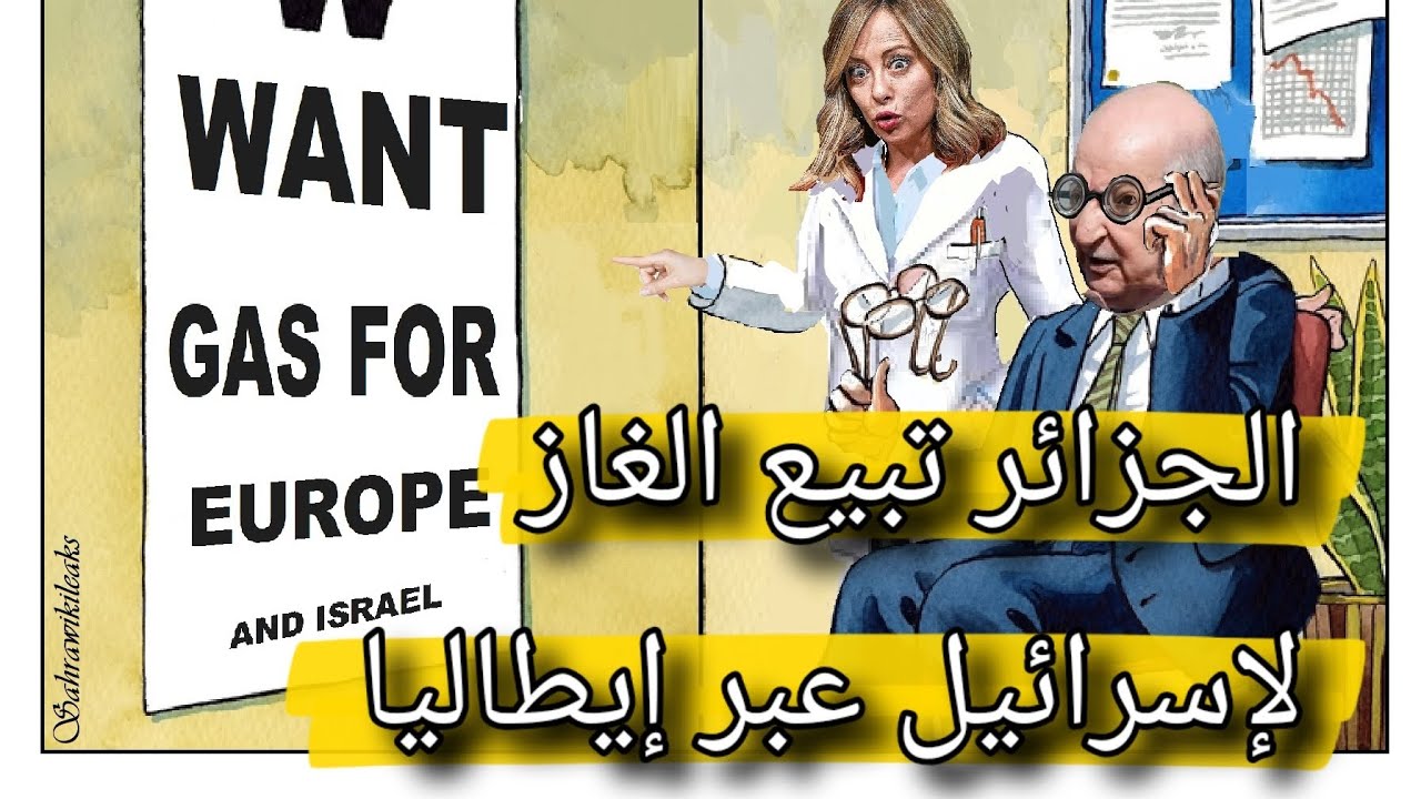 الجزائر تبيع الغاز لإسرائيل عبر إيطاليا....  الصحراء ويكيليكس.... زمن لعنكبوت 