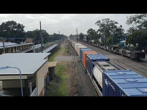 Pacific National's 5MS2 (NR97 - NR118) at Leightonfield, NSW