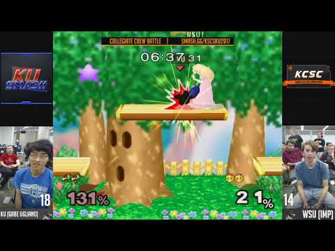 KSCS @ KU SSBM - KU Vs. WSU - Collegiate Crew Battle