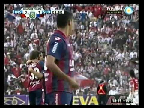 INSTITUTO  vs SAN LORENZO -Gol de Carlos Bueno 0-1 - 28 DE JUNIO 2012