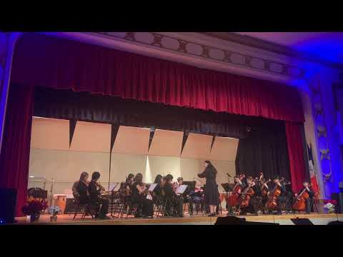 Austen  Amley  Performing Cello at Mark Twain IS 239, 7th grade, Dec2024  Armonico, Antonio Vivaldi