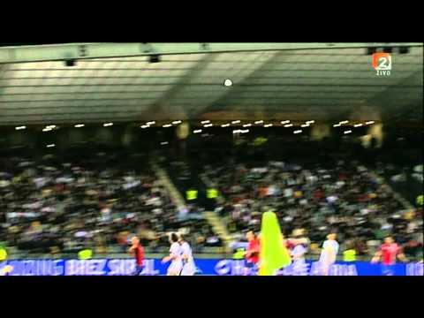 Best freekick ever? Dare Vršič Slovenia-Serbia