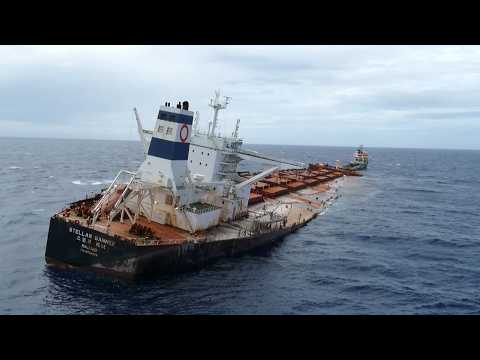 Shipwreck Disaster in Brazil | The Final Moments of a 300,000 DWT Iron Ore Carrier, long version HD