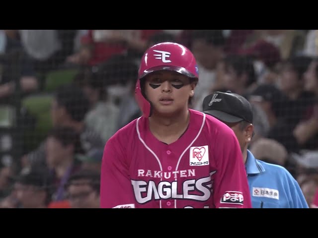 【3回表】同点に追いつくタイムリー!! イーグルス・黒川史陽 センター前へ鋭い打球を放つ!! 2025年8月10日 埼玉西武ライオンズ 対 東北楽天ゴールデンイーグルス