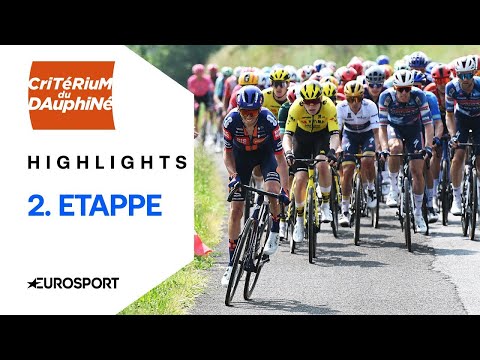 Critérium du Dauphiné 2025 | 2. Etappe | Highlights deutsch | Radsport