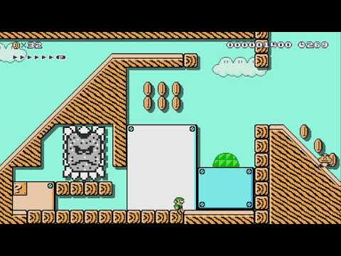 THWOMPED!: The Adventure Begins by Coops789 - Super Mario Maker 2 - No Commentary 1bu