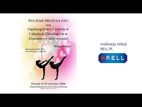 Puchar Prezesa PZG w gimnastyce artystycznej -  Poznań 11-12.06.2016 (NIEDZIELA)