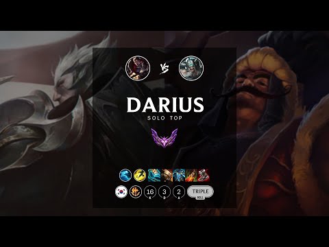 Darius Top vs Tryndamere - KR Master Patch 12.15