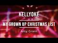 Kellyoke Grown Up Christmas List Amy Grant