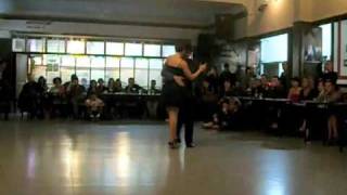 Fausto Carpino y Veronica Toumanova bailando un tango en Villa Malcom (Buenos Aires) 3