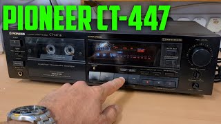 The Coolest LCD of any Cassette Deck - Pioneer CT447 Repair / Service
