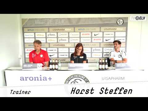TV Elv // Pressekonferenz - SV Elversberg vs. Bahlinger SC / 4:1