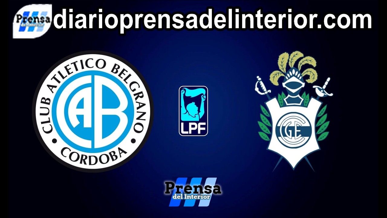 BELGRANO vs GIMNASIA EN VIVO - Torneo Apertura 2026 | Fecha 16 Liga Profesional