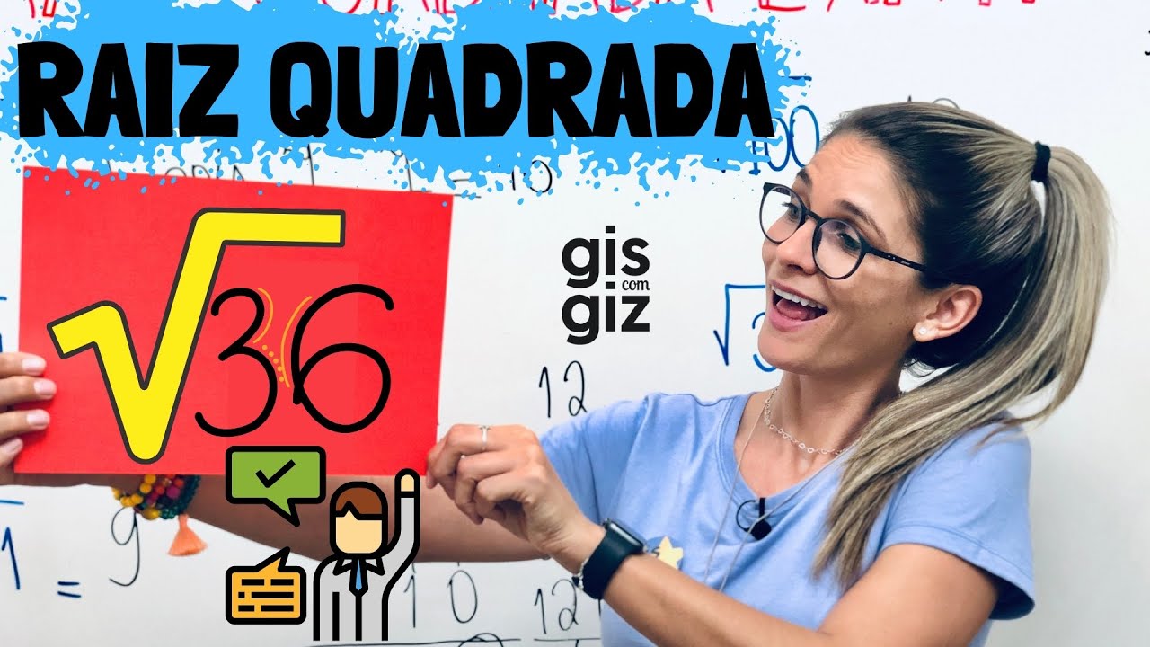 RAIZ QUADRADA 6 ANO - \Prof.Gis/