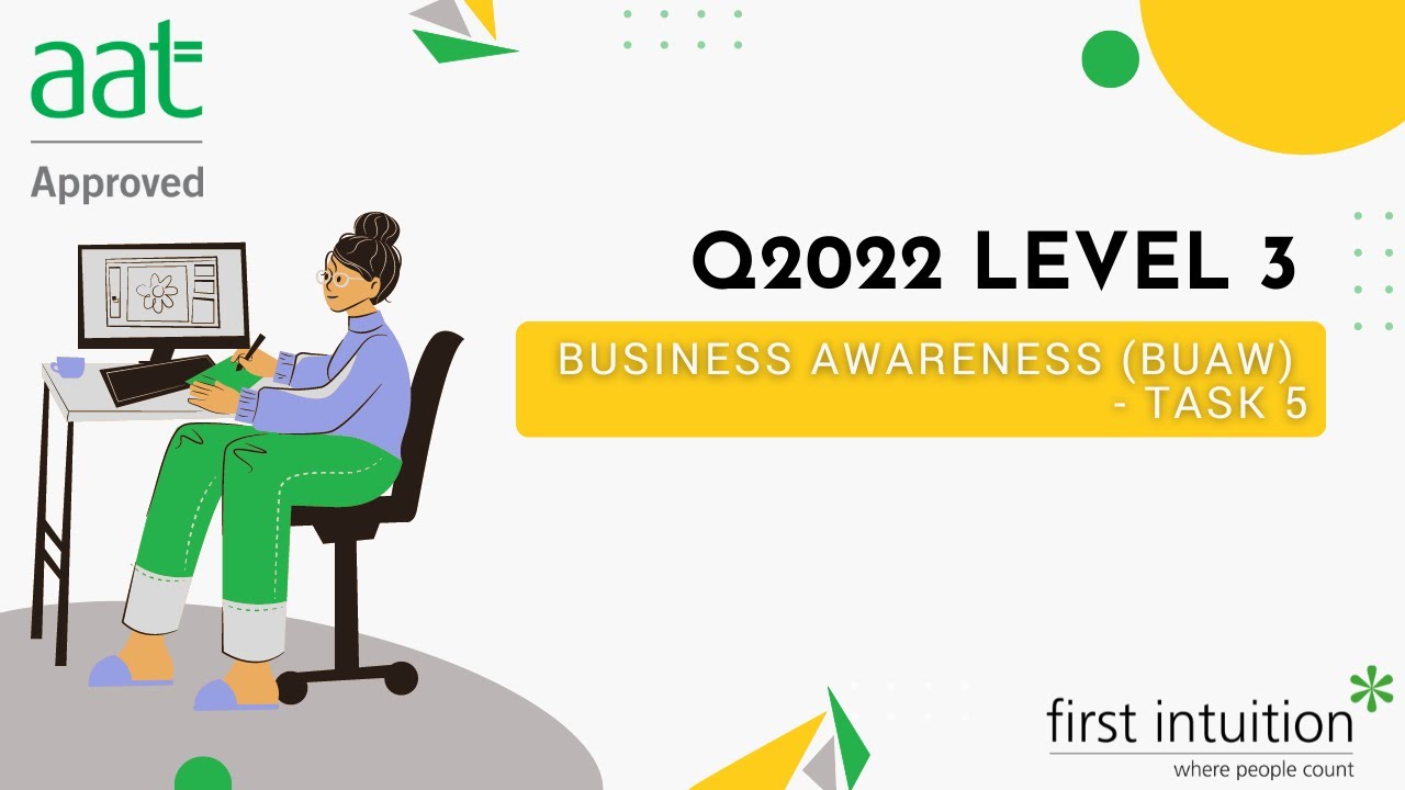 AAT Q2022 Level 3 Business Awareness (BUAW) Revision - Task 5 - First Intuition