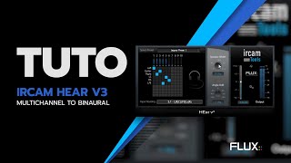 Video thumbnail for TUTO IRCAM HEAR : Multichannel to Binaural by FLUX::