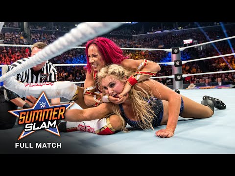 FULL MATCH - Sasha Banks vs. Charlotte Flair - WWE Women's Title Match: SummerSlam 2016