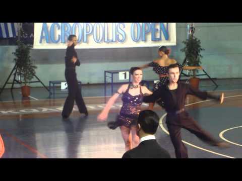 Alexander Svanberg Anastasija Jerjomina Semi Final Rumba IDSF International Open Latin Athens 07 05 2011