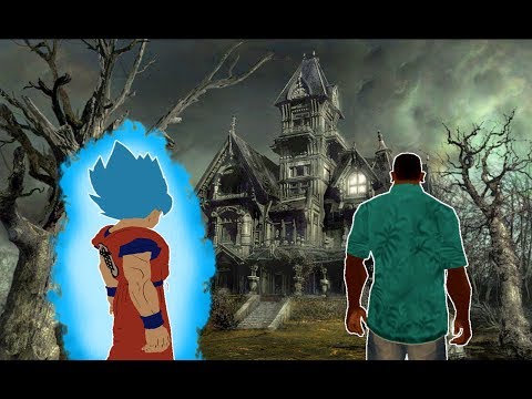 CJ y Goku Entran en la Casa Embrujada - GTA San Andreas Loquendo