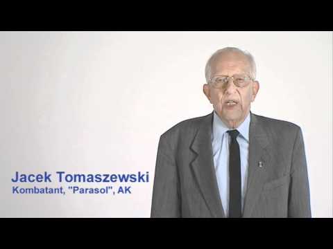 Jacek Tomaszewski - Kombatant "Parasol", AK o Joannie Fabisiak