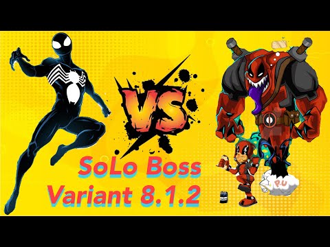 MCOC : Variant 8.1.2 - Solo Boss No Evade - Venompool Vs Symbiot Spiderman