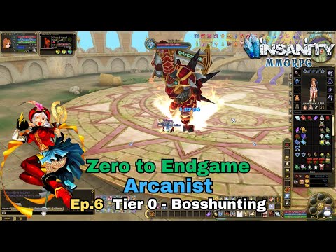 Insanity FlyFF - Arcanist  ZTE - Ep.6 - Tier 0 - Bosshunting