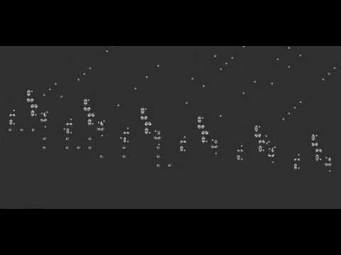 Global Day of CodeRetreat logo generated inside Game Of Life