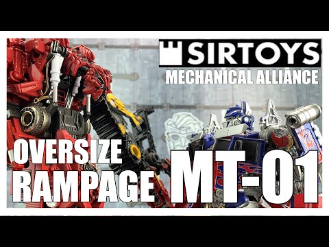 Mechanical Alliance 机械战队 Mechanical Team MT-01 Oversize Transformers Studio Series RAMPAGE