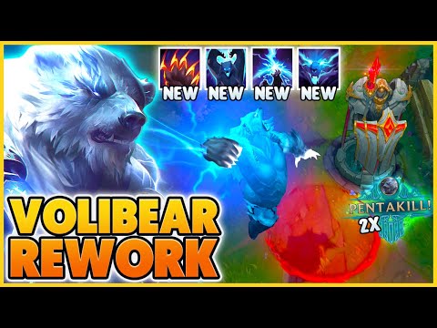 *50 KILLS* REWORKED VOLIBEAR GAMEPLAY (DOUBLE PENTAKILL) - BunnyFuFuu | League of Legends