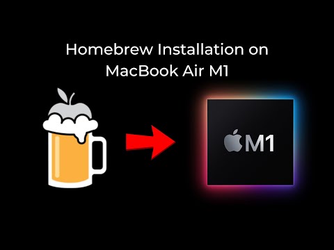 How to install Homebrew on MacBook Air M1 | macOS Monterey | 2022