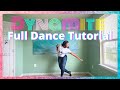 BTS DYNAMITE FULL DANCE TUTORIAL MIRRORED
