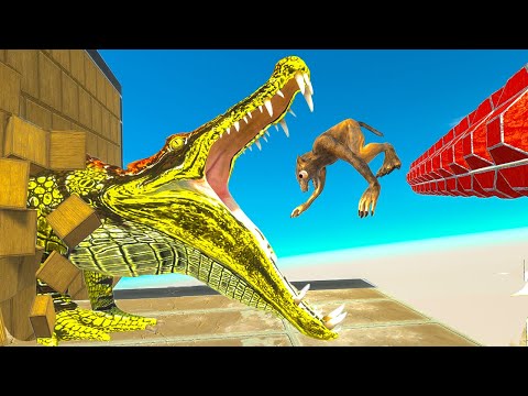 CATCH the BOAR BEFORE the CROC AMBUSH YOU - Animal Revolt Battle Simulator