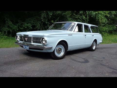 Bare Bones ! 1965 Plymouth Valiant 100 Station Wagon in Blue & Ride My Car Story with Lou Costabile