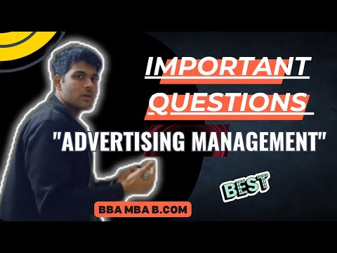 Advertising Management UNIT 1 2 3 For All Universities BBA MBA