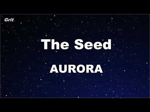 The Seed - AURORA Karaoke 【No Guide Melody】 Instrumental