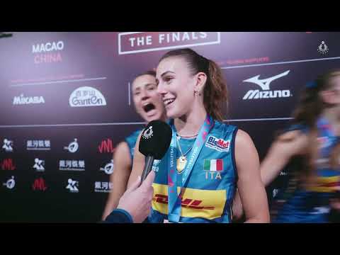 VNL Finals Femminili: Alessia Orro nel post Italia-Cina 3-1
