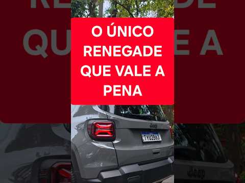 RENEGADE DESPENCOU O PREÇO E AGORA SIM VALE A PENA