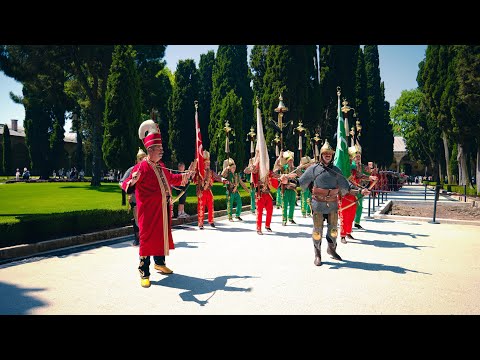 Mehteran Birliği, Topkapı Sarayı’nda konser verdi.