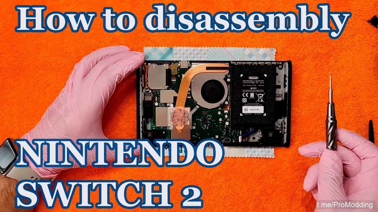 Nintendo Switch 2 Desmontaje y revise bajo el microscopio - YouTube