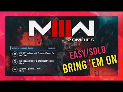 Bring 'Em On (Tier 5) | MW3 Zombies GUIDE | Quick/Solo | MWZ Mission Tutorial