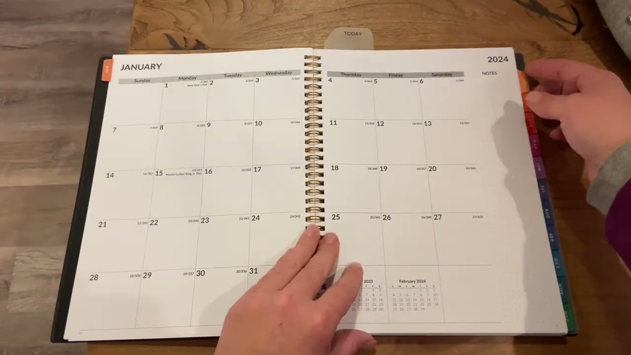 SUNEE 2024 Appointment Book, Quarter Hourly, Weekly & Monthly #planner #appointmentcalendar