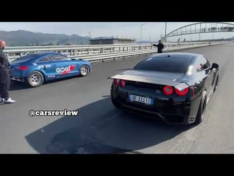 Nisaan GTR 2000HP+ (vis kosova) vs Audi TTRS 2.5 1200HP (gogi racing)