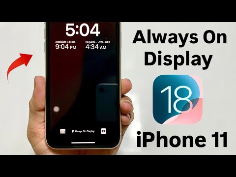 iOS 18 Always On display on iPhone 11 - Enable Now