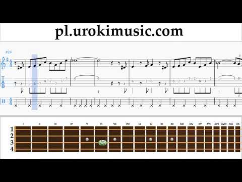 Jak Grać Na Ukulele The Pink Panther - Theme Song Tabulatura Lekcje Część 2 um-i463