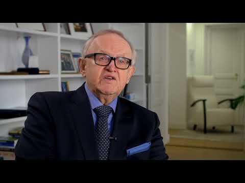 Martti Ahtisaari's advice to young people