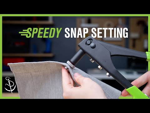 Installing Snap Fasteners Is Quick & Easy With This Tool Kit