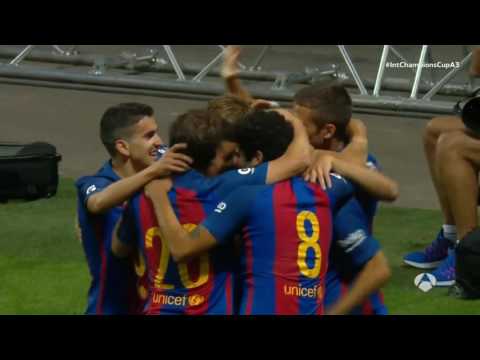 Rafael Mujica debut goal for Barcelona vs Leicester City 03/08/2016