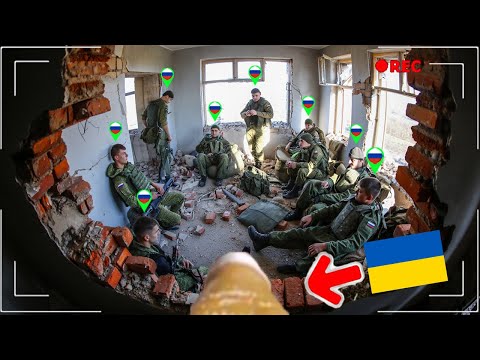Ukrainian Azov FPV Drone Caught Russian Troops In House, They Didn’t Expect What Happened Next!