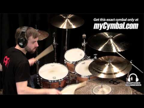 Meinl 22" Byzance Dark Stadium Ride Cymbal - Played by Pete Towle (B22STR-1031413Z)